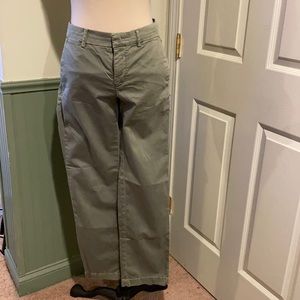 Banana republic straight leg green Chino pant